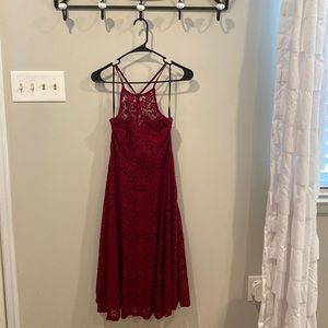 Maroon Dress